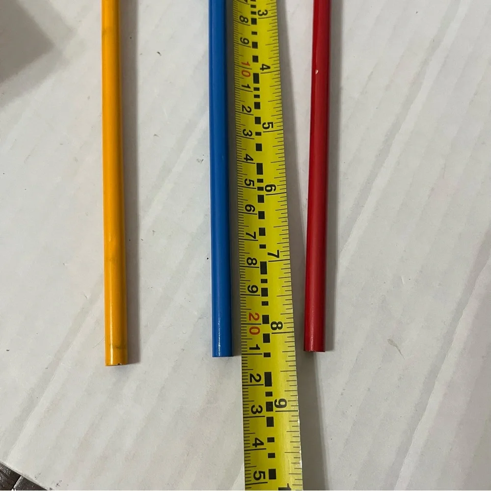 Vintage Dinosaur Pencil Set w/Ceramic Cup Holder & 3 Wooden Pencils w/ Toppers